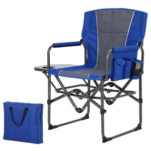 Danolapsi Oversized Folding Director Camping Chair,Heavy Duty Portable