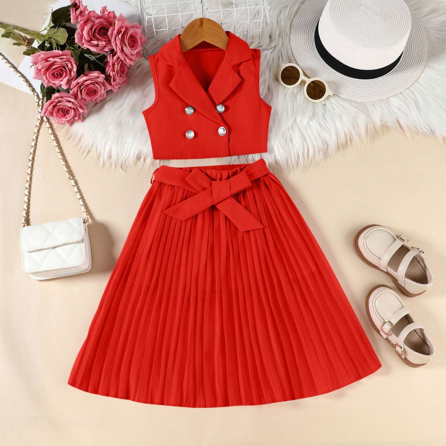 Kids Summer Outfits, Children's Clothing Sets, Soft Casual Wear for Da