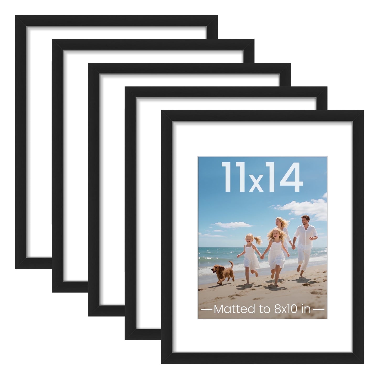 Sindcom 4x6 Acrylic Frames 3 Pack, Frameless Clear Picture Frames, Dou