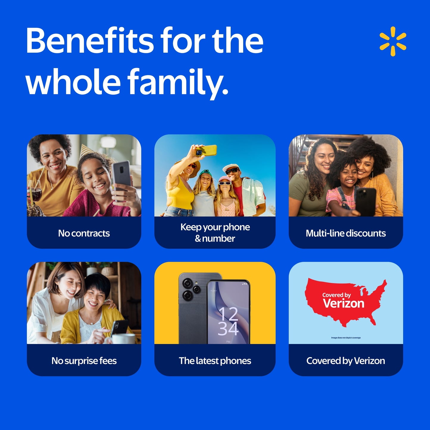Walmart Family Mobile BLU Flex Flip Phone, 8GB, 4G, Black - Prepaid Fe