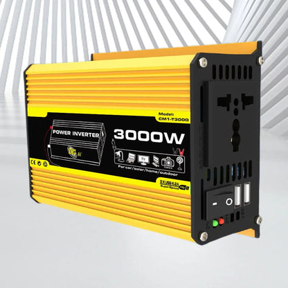 3000 Watts Power Inverter, DC 12v to AC 220V Car Inverter Dual with 4.
