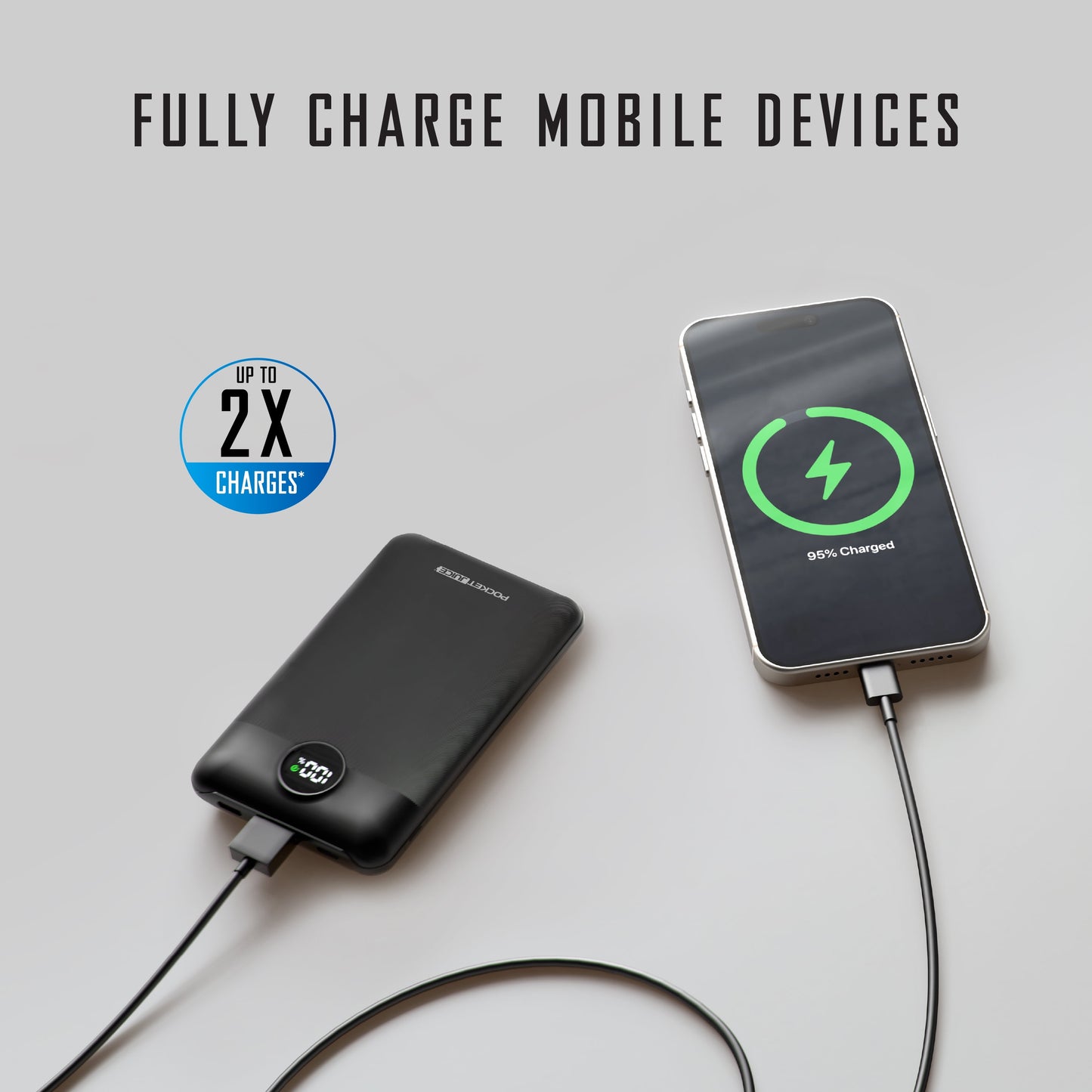 Pocket Juice Force 10,000mAh Portable Charger Power Bank – Slim Port