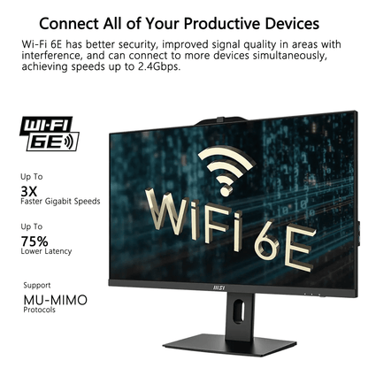 MSI PRO Business All-in-One, 27" FHD 100Hz, Intel Core i7-14700, 16GB