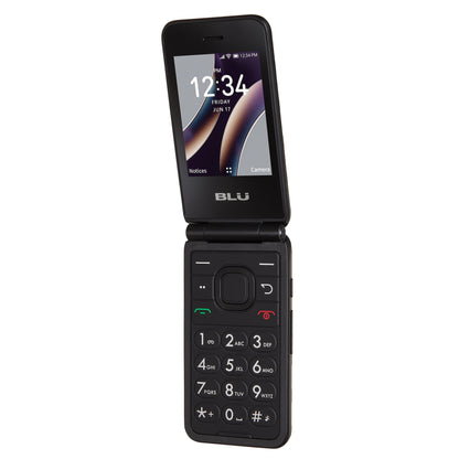 Tracfone Blu Flex, 8GB, Black - Prepaid Feature Phone [Locked to Tracf