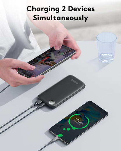 Fast Charging Power Bank, 10000mah Portable Charger for iPhone, 22.5W