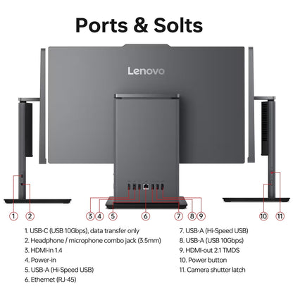 Lenovo Thinkcentre M90a All-in-One Desktop, 23.8” FHD Display, Intel