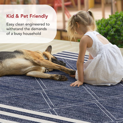 nuLOOM Roberge Coastal Indoor/Outdoor Area Rug, 2' 6" x 8', Runner, Ro
