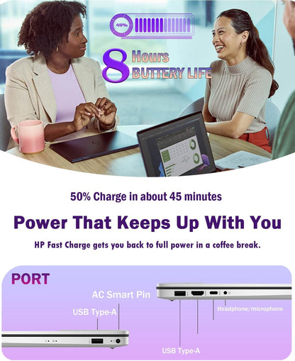 HP 17 Laptop Computer for Business, 17.3" 250 nits Touchscreen Display