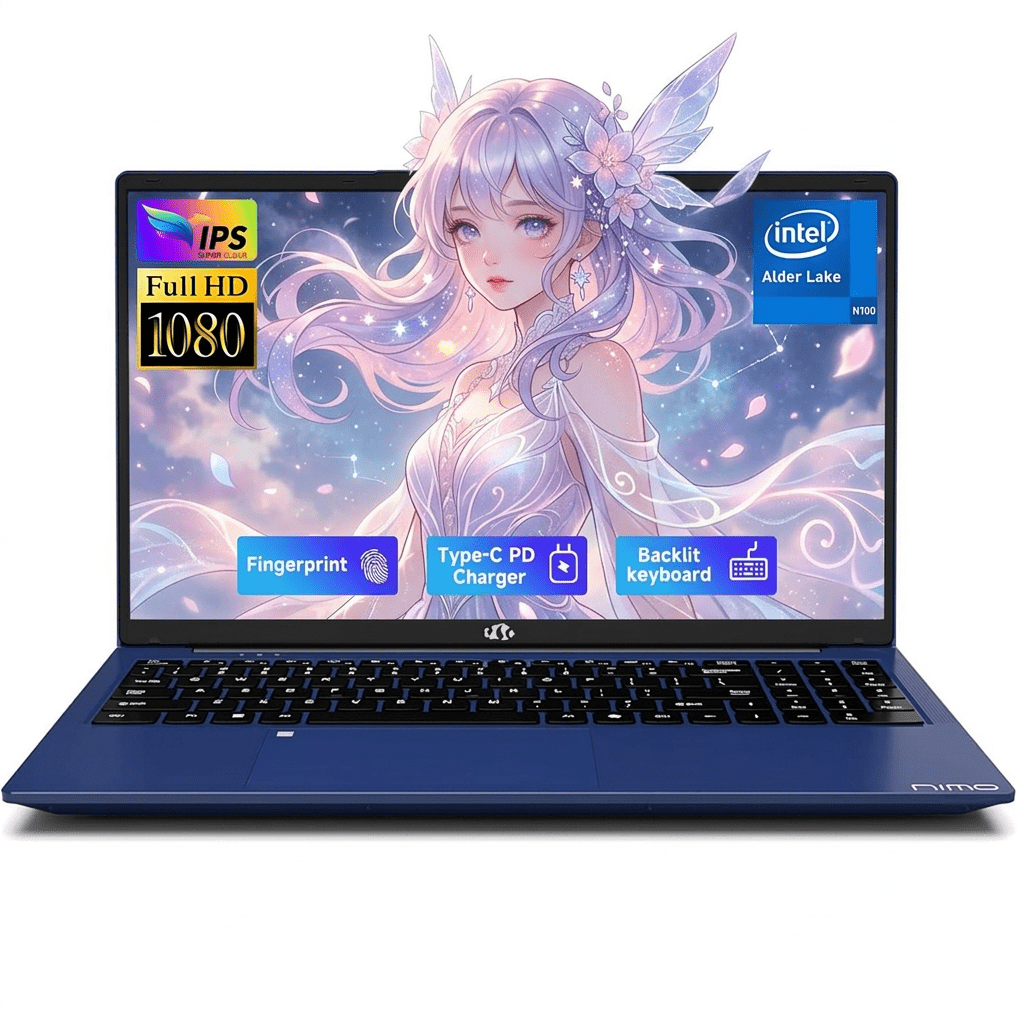 17.3" IPS FHD Laptop - 16GB RAM 256GB SSD Intel Pentium N100 (Beat i3-