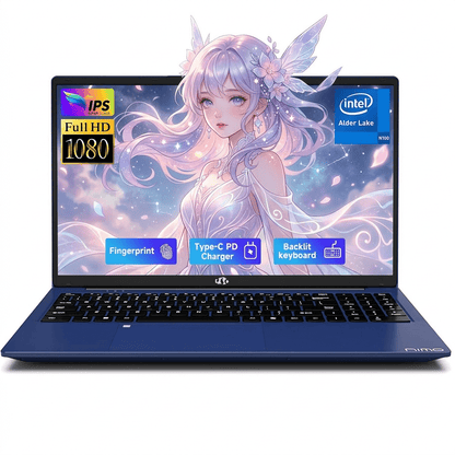 17.3" IPS FHD Laptop - 16GB RAM 256GB SSD Intel Pentium N100 (Beat i3-