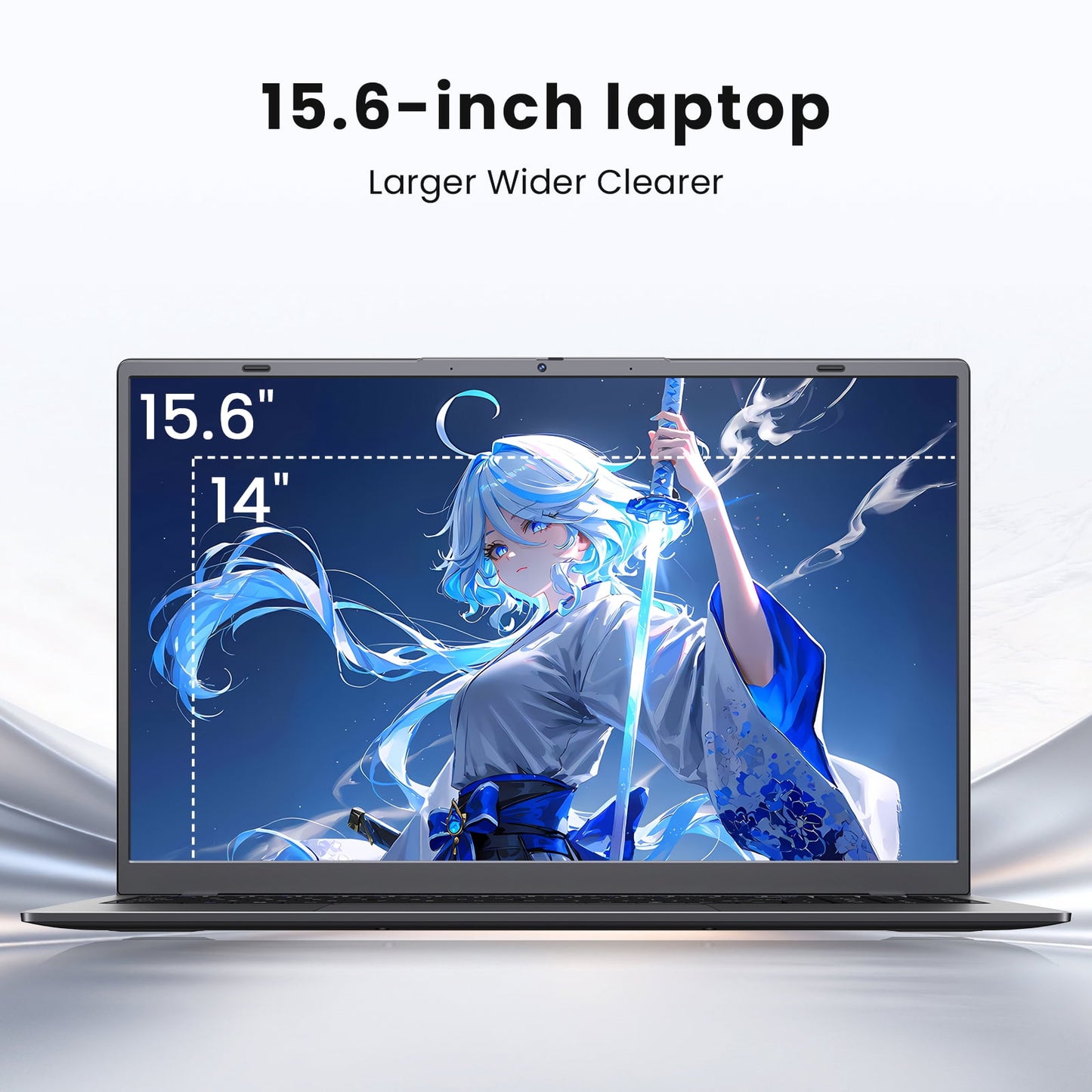 RNRUO 15.6" Laptop Computer, 8GB RAM 128GB SSD, Intel 6500Y with 2 Cor