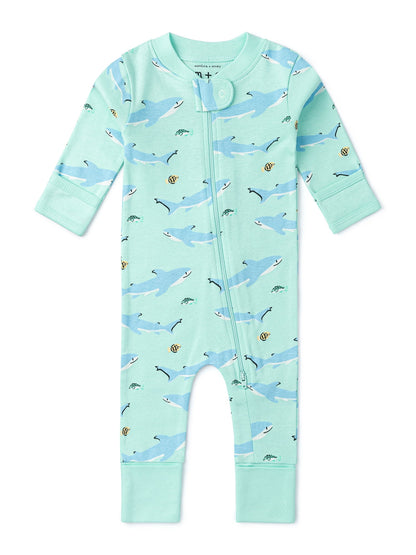 M+A by Monica + Andy, Organic Cotton One-Piece Coverall, Sizes Newborn