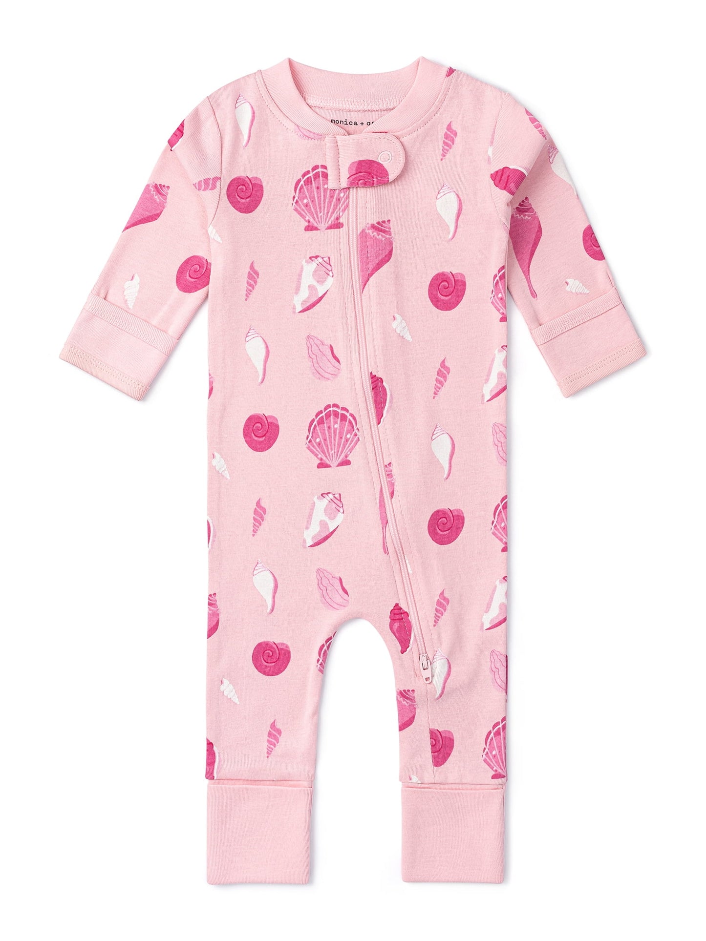 M+A by Monica + Andy, Organic Cotton One-Piece Coverall, Sizes Newborn