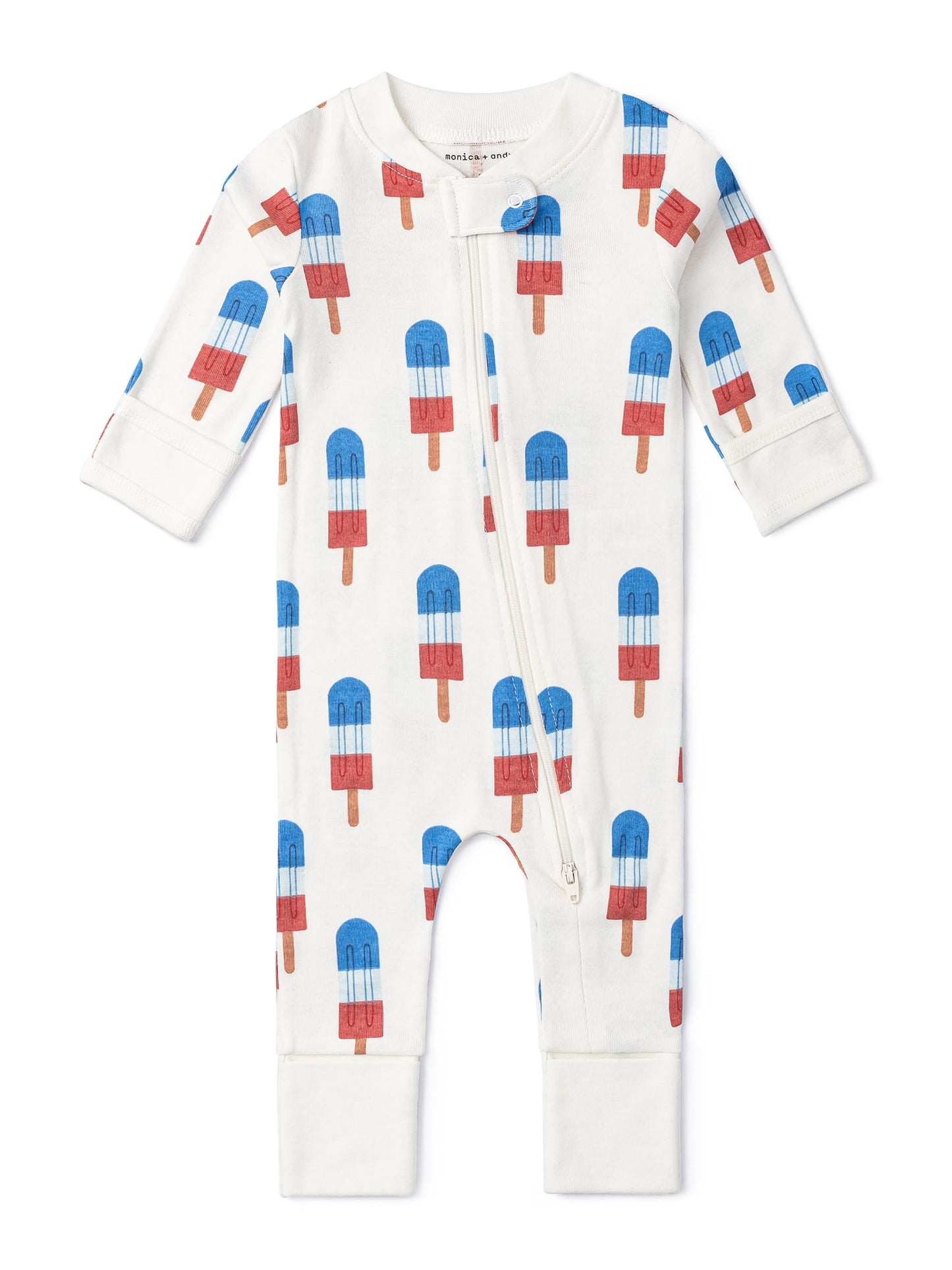 M+A by Monica + Andy, Organic Cotton One-Piece Coverall, Sizes Newborn