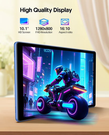 FITIFUN Android 14 Tablet 10 inch Tablets, 4GB RAM 32GB ROM 1TB Expand