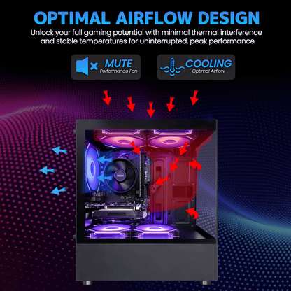 Suevery Gaming PC Desktop, AMD Ryzen 5 3500X, Radeon RX 560, 16GB DDR4