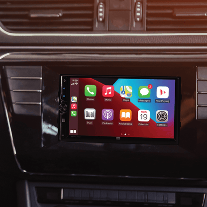 Dual Electronics 7" Touchscreen Car Stereo Receiver with Wireless Appl
