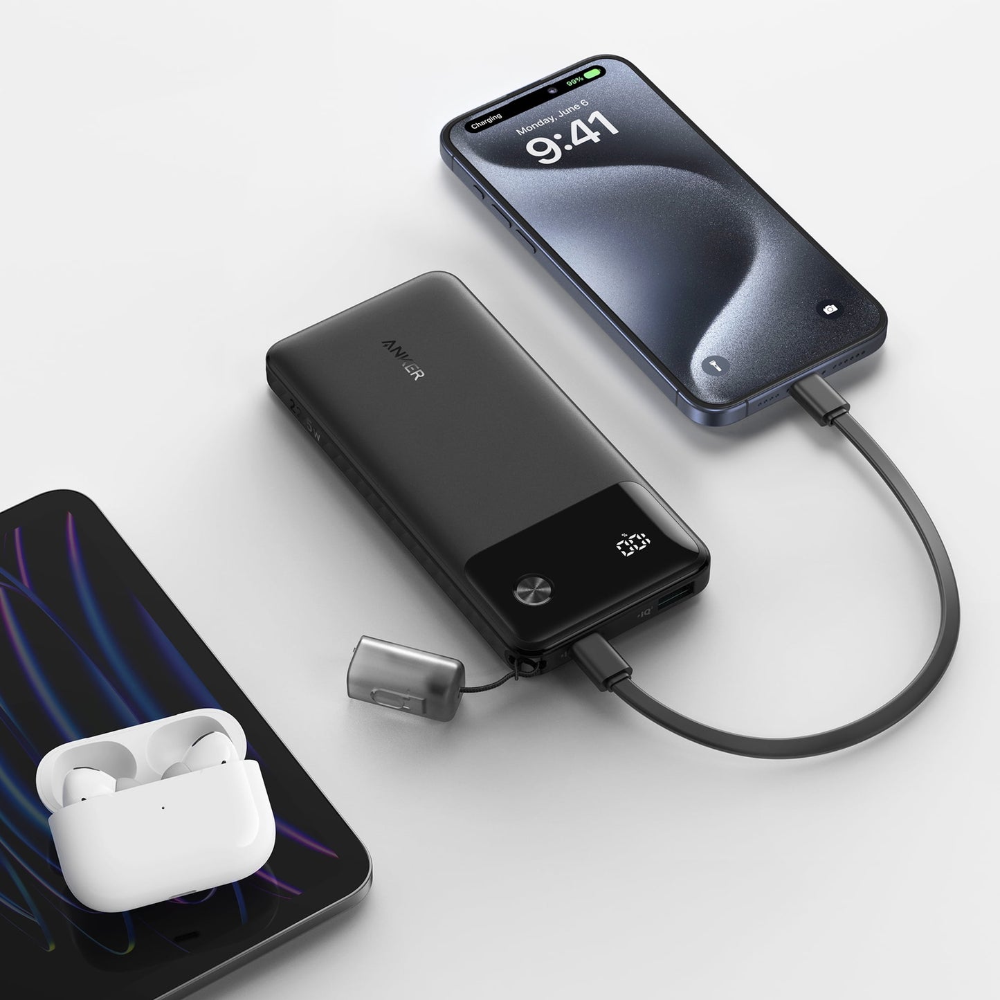 Anker 10,000mAh Power Bank, 22.5W Fast Charging, Portable Charger