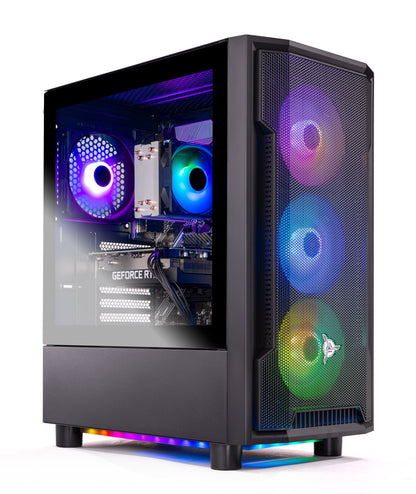 Skytech Shadow Gaming PC Desktop AMD Ryzen 5 5500 NVIDIA GeForce RTX 3