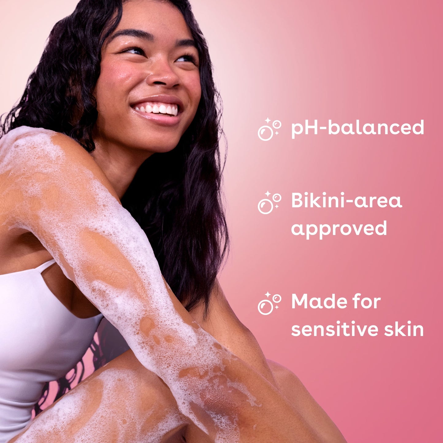 eos Shea Better Cashmere Body Wash, Pink Champagne, Creamy Gel Formula