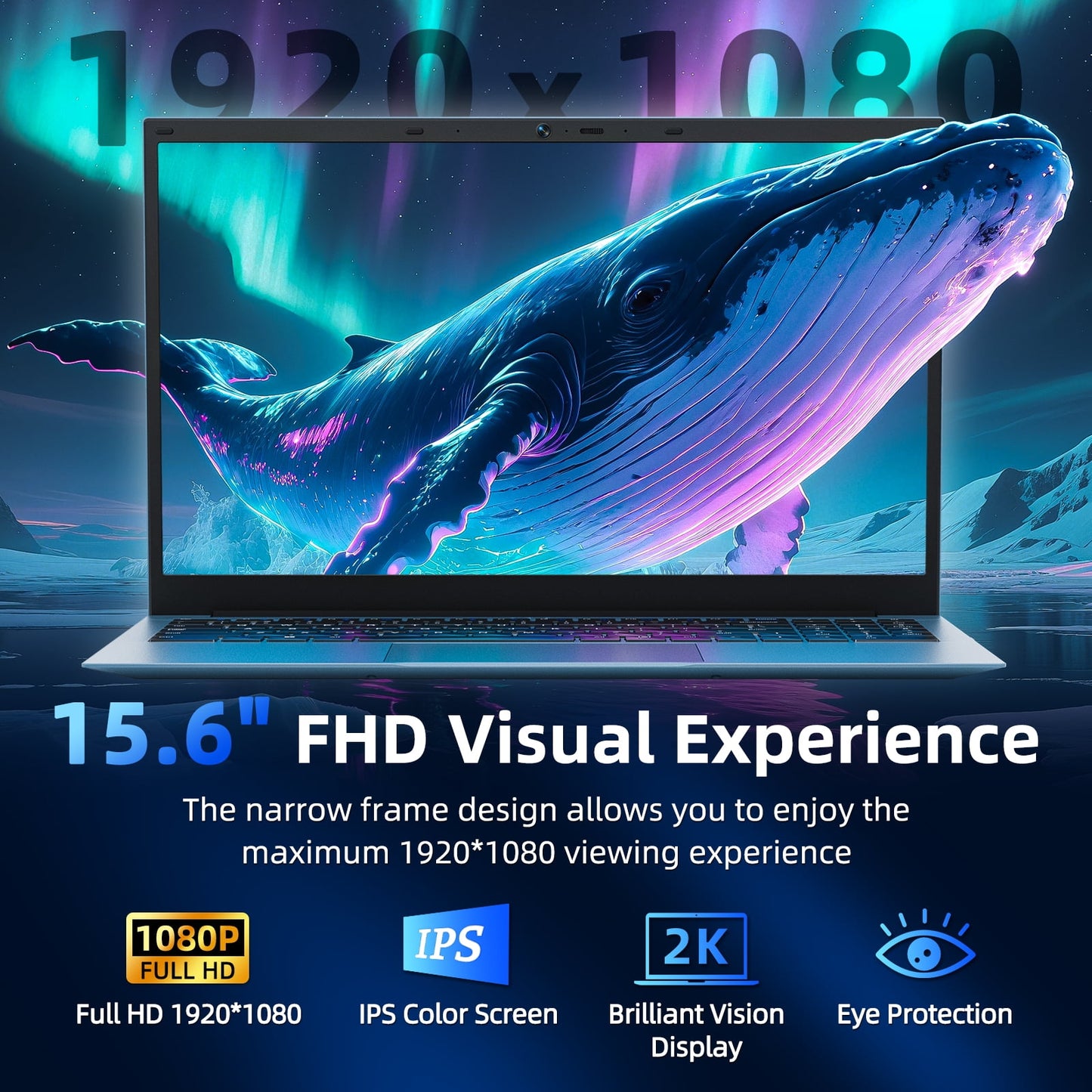 SGIN 15.6in laptop Windows 11 with Intel Core i3, 16GB RAM 1TB ROM Lap