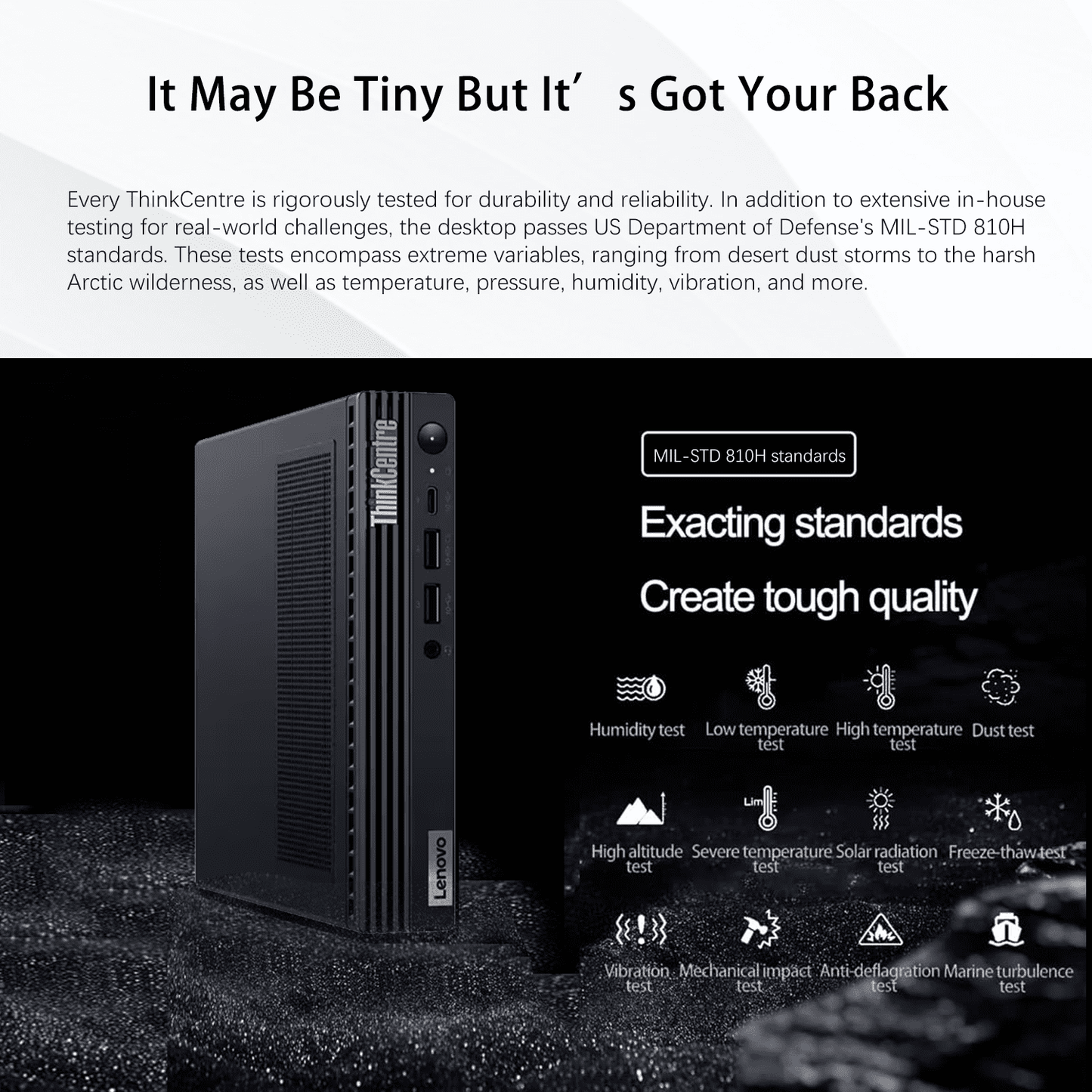 Lenovo ThinkCentre M90q Business Desktop, Intel Core i5-13500, 16GB DD