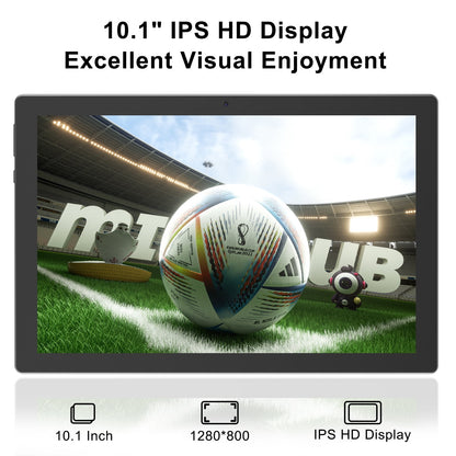 Android 15 Tablet 10 inch Tablets with Case, 12GB RAM + 64GB ROM (Expa