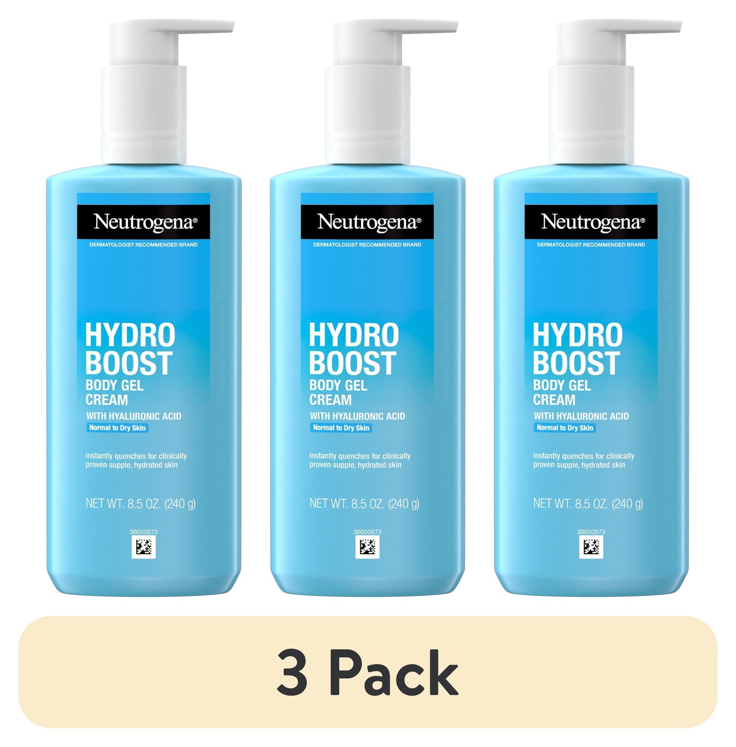 Neutrogena Hydro Boost Body Gel Cream with Hyaluronic Acid, 8.5 oz