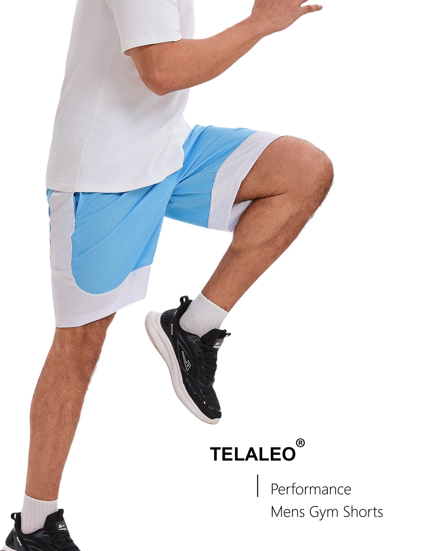 TELALEO 5 Pack Mens Mesh Athletic Basketball Shorts Gym Shorts with Po