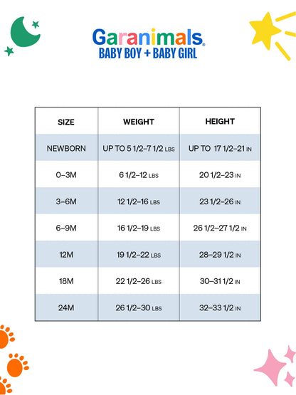 Garanimals Newborn & Baby Boy Cotton Lap-Shoulder Short-Sleeve Bodysui