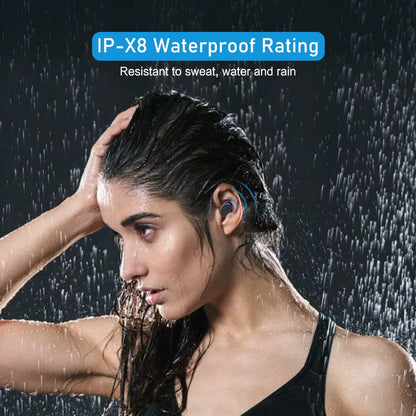 Cshidworld Wireless Earbuds, Bluetooth 5.0 Headphones IPX8 Waterproof,