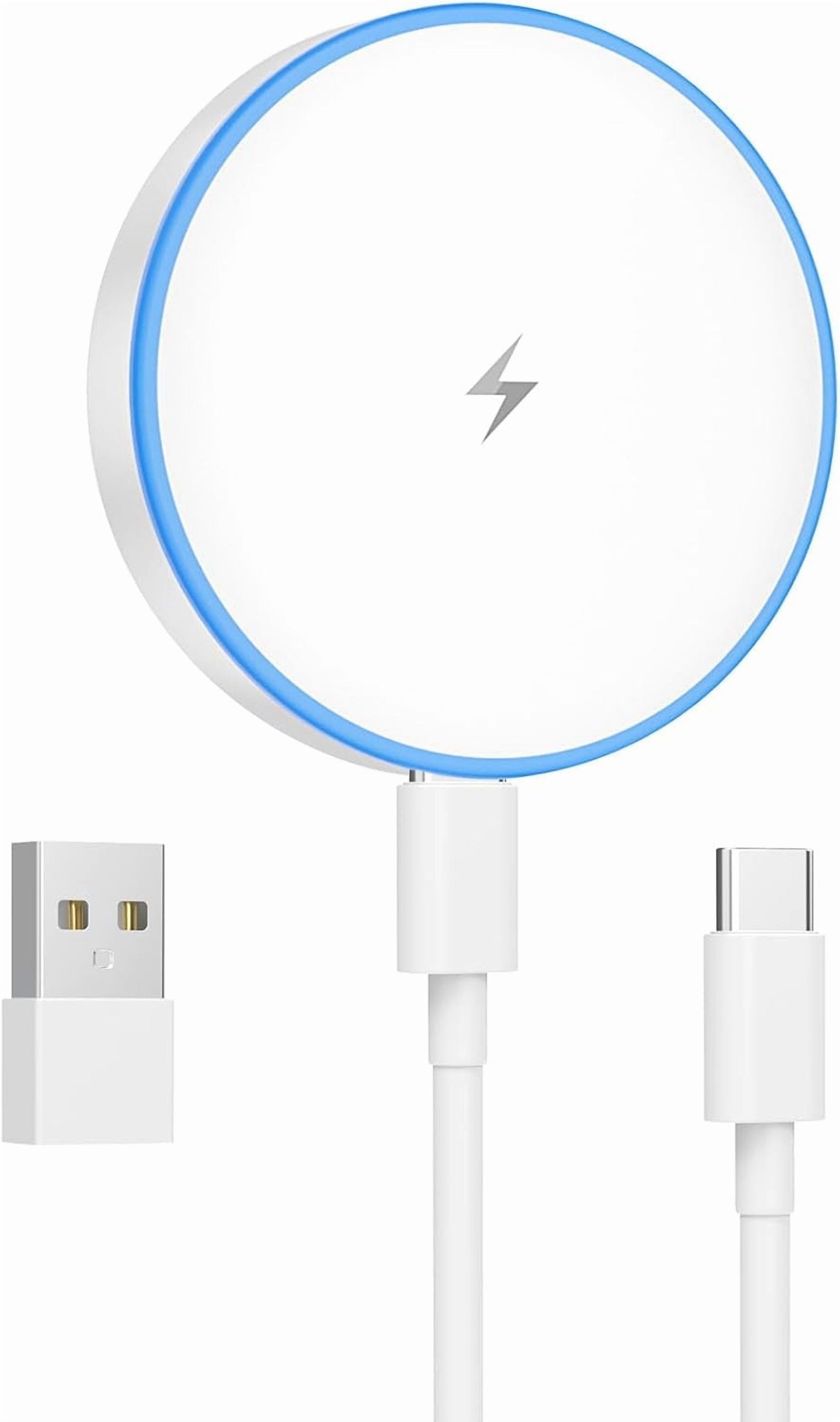 WTUHU Magnetic Wireless Charger 15W Fast Mag-Safe Charging Pad for iPh
