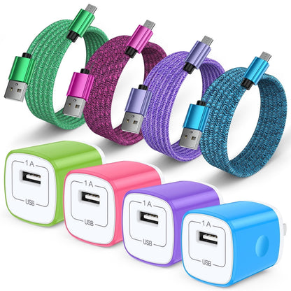 Fast Charger USB Wall Charger with USB-A to Micro Cable 6FT Fast Charg