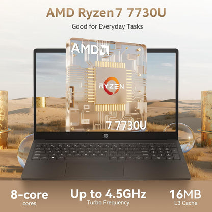 HP 2026 New 255 G10 Laptop for Business, 15.6" FHD IPS Display, AMD Ry