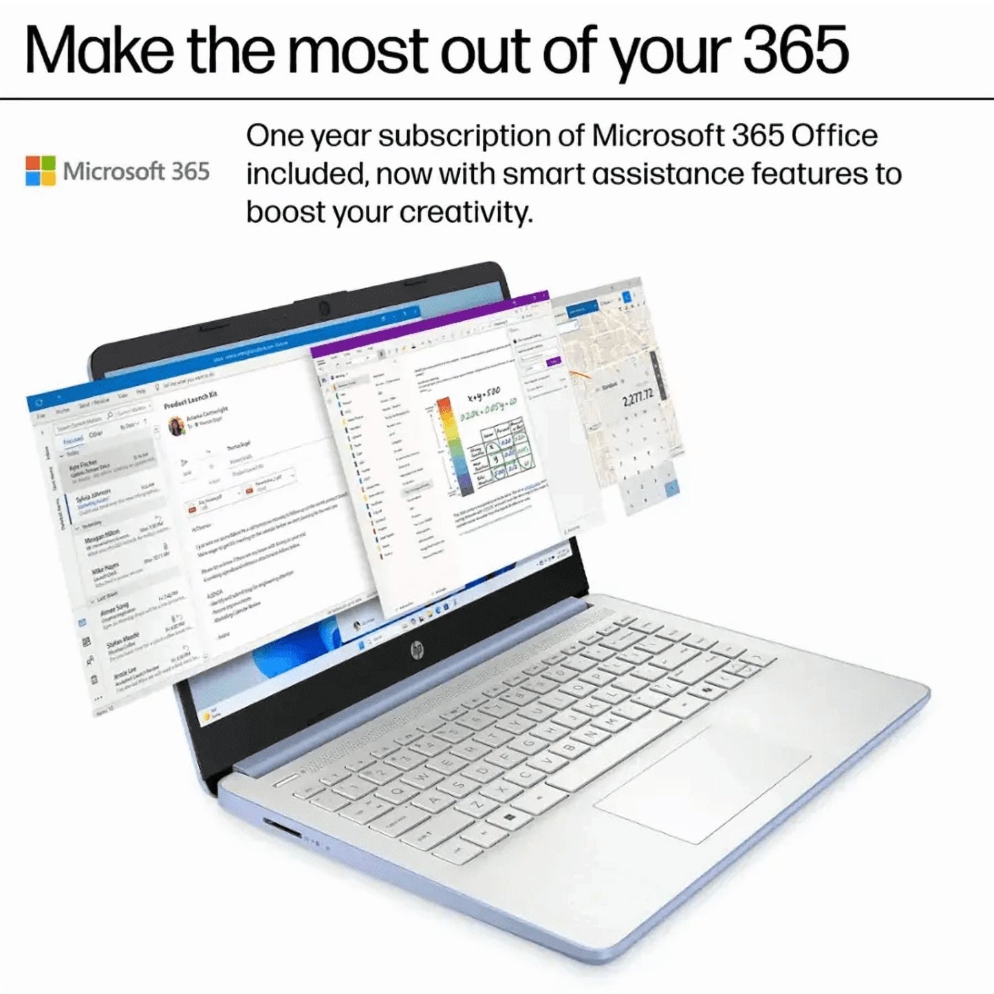 HP 14” HD Laptop, Intel Processor N150, 4GB RAM, 128GB UFS, Windows