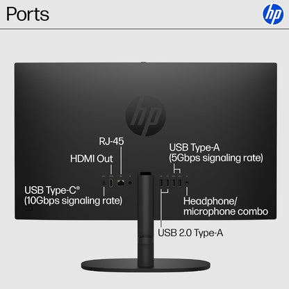 HP Essential 21.5" FHD All-in-One, Intel N-Series N200, 8GB DDR5, 512G