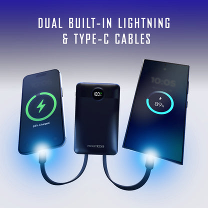 Pocket Juice Force 10,000mAh Portable Charger Power Bank – Slim Port