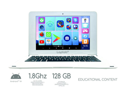 LAPTAB® 10 : Android-powered laptop with 10" touch screen for the who