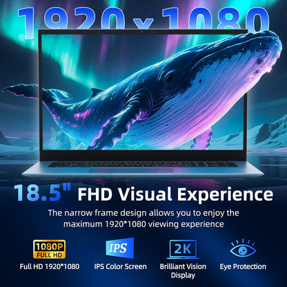 SGIN 18.5" Windows 11 Laptop 16GB DDR4 1024GB SSD Laptops Computer - 4