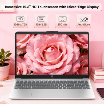 HP 15 Touchscreen Laptop, Intel Core i3-1315U Processor, 8GB RAM, 512G