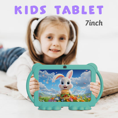 Kids Tablet, 7 inch Android Tablet for Kids, 4GB RAM 32GB ROM 1024GB E