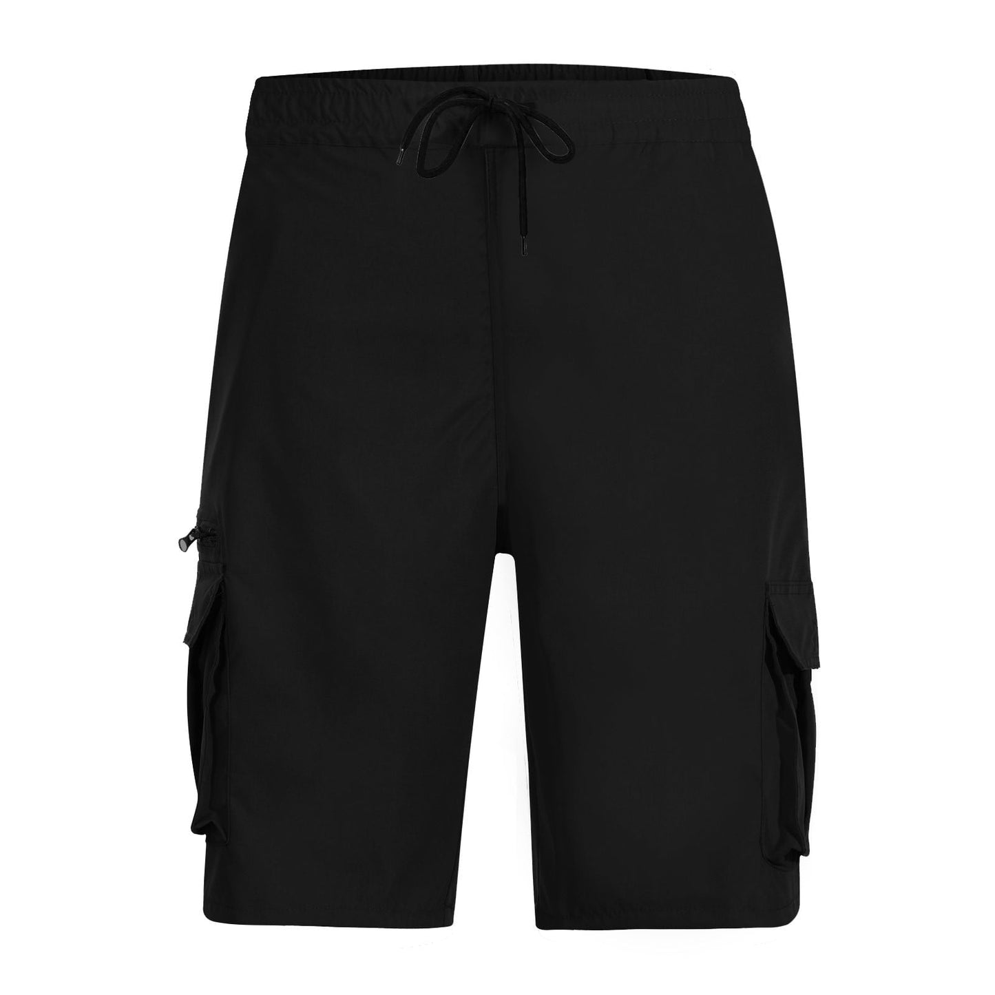 Chiccall Mens Cargo Shorts Lightweight Summer Casual Elastic Waist Dra