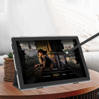 Android 15 Tablet 10 inch Tablets with Case, 12GB RAM + 64GB ROM (Expa