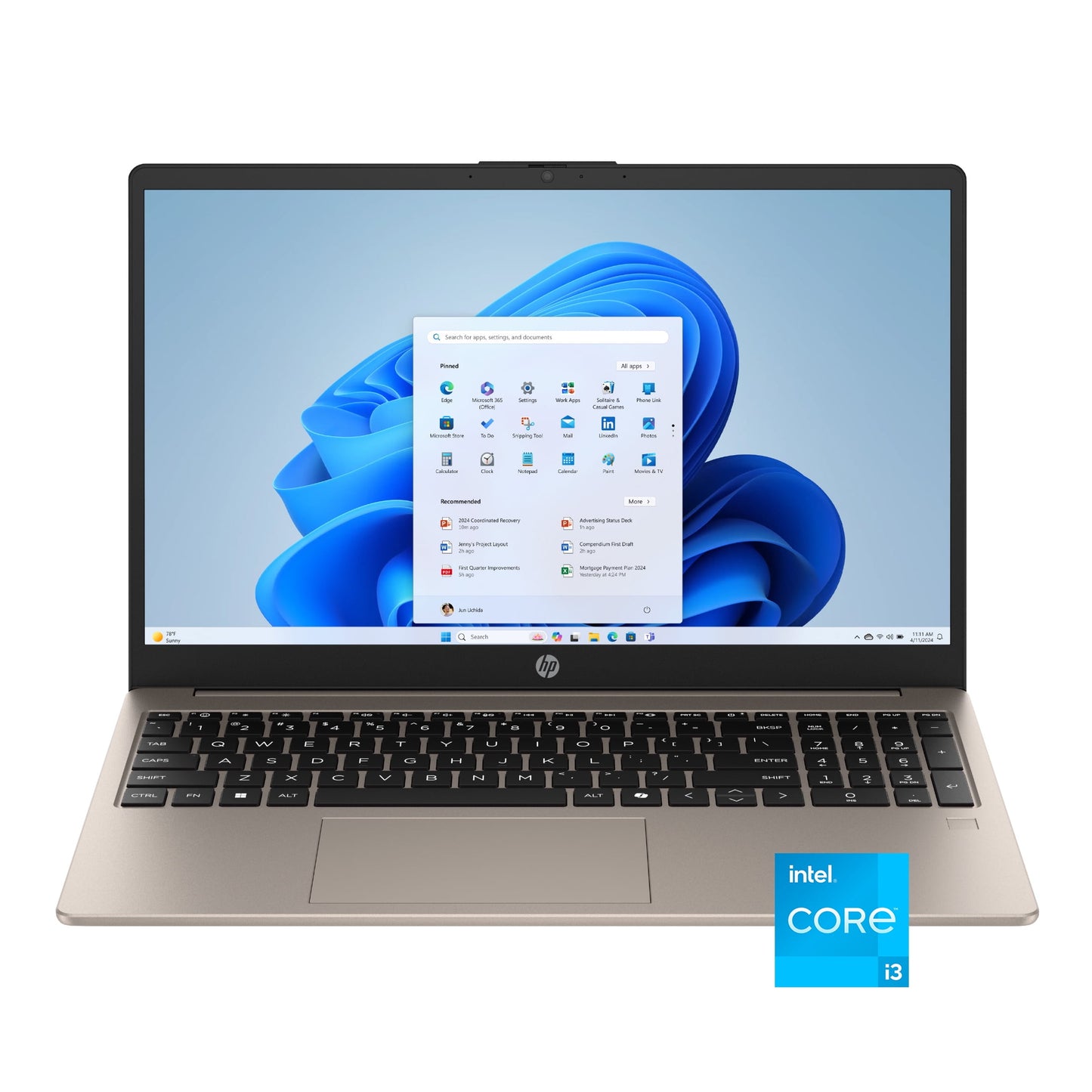 HP 15.6 inch FHD IPS Touch Windows 11 Laptop Intel Core i3-N305 8GB 25