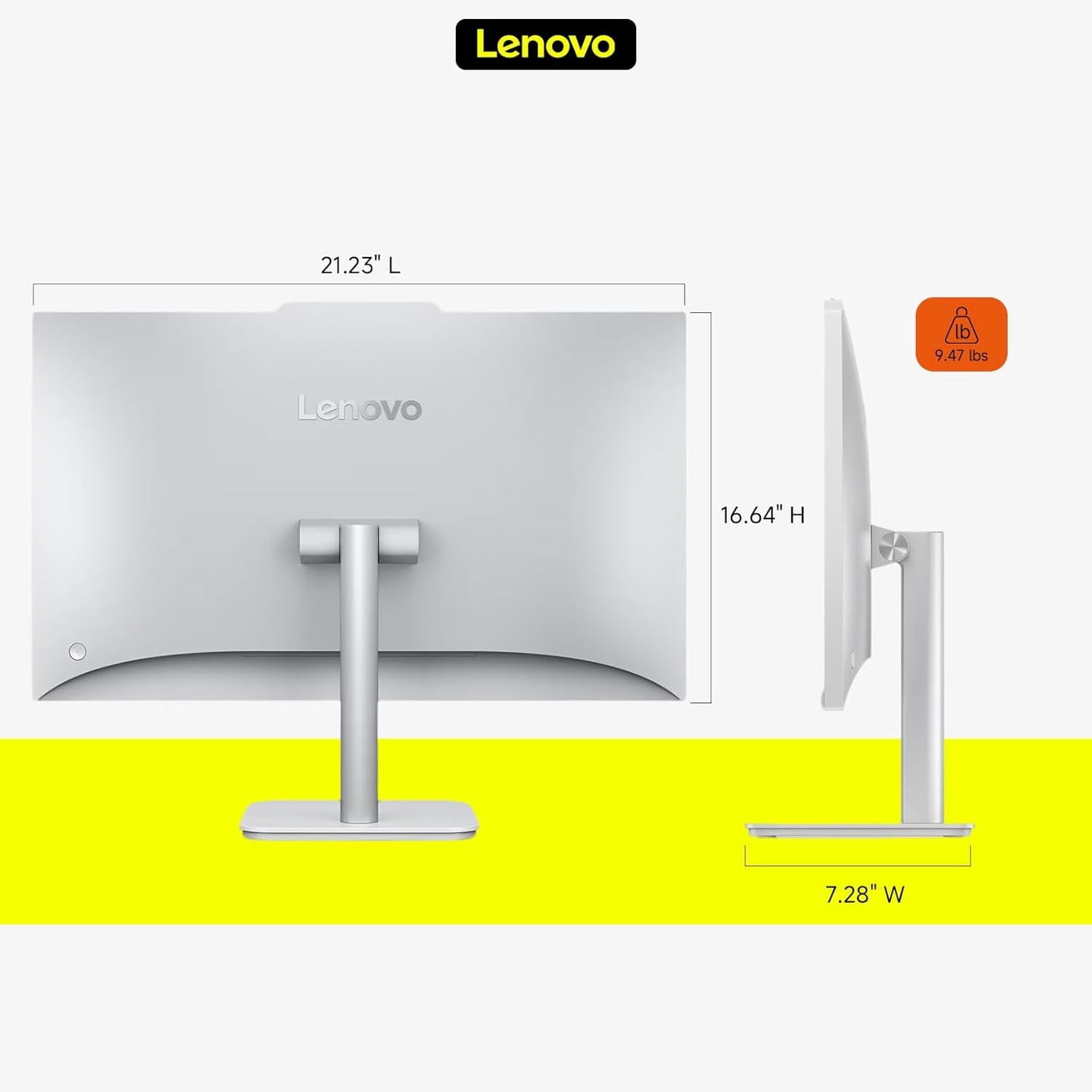 Lenovo All in One Desktop Computer, 23.8" IPS FHD Display, Intel N100