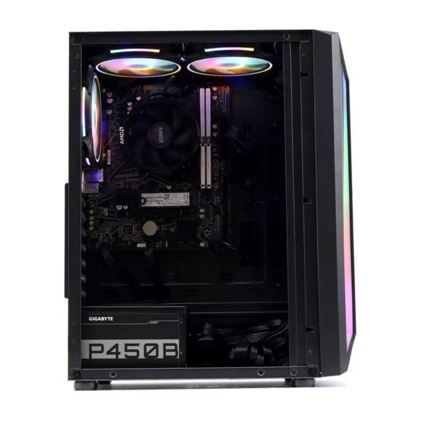 MXZ Gaming PC Desktop Computer, AMD Ryzen 5 5600GT,16GB DDR4, NVME 1TB
