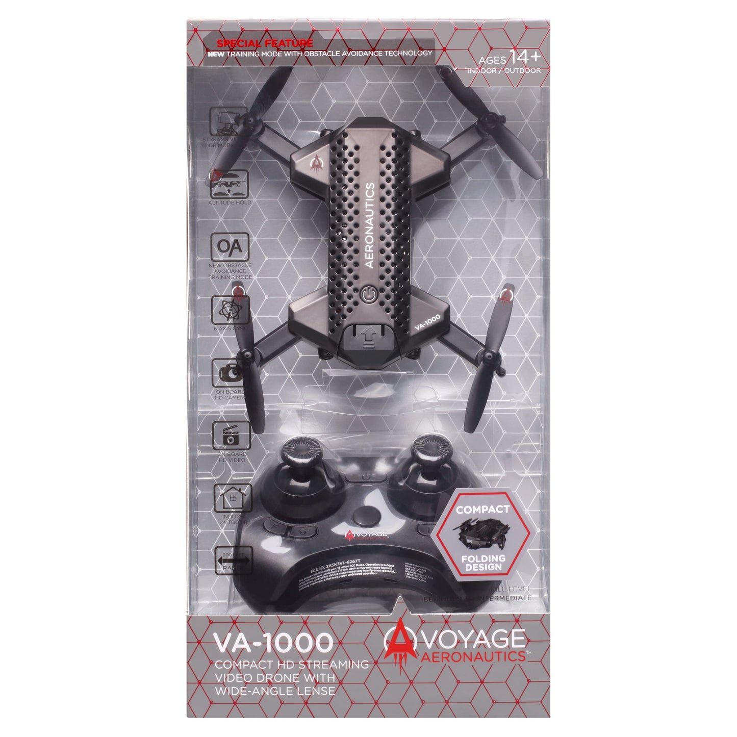Voyage Aeronautics 7 Inch HD Streaming Drone with Wide-Angle Lens in B