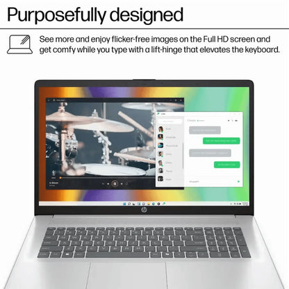 HP - 17.3" Full HD Laptop - AMD Ryzen 5 7520U 2023 - 8GB Memory - 512G
