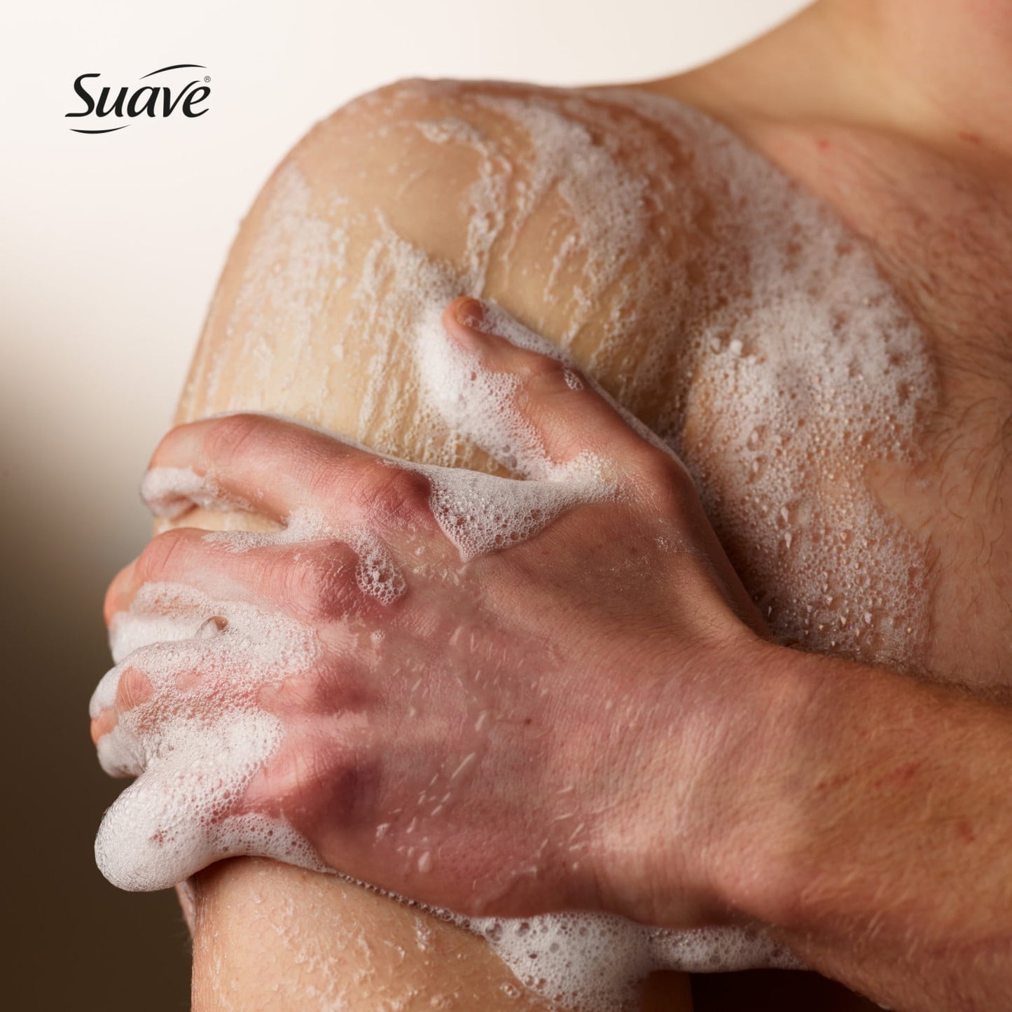 Suave Men Moisturizing 2-in-1 Body & Face Wash with Glycerin & Vitamin