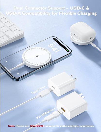 ETEPEHI Wireless Charger - Fast Charging Pad Compatible for iPhone 17